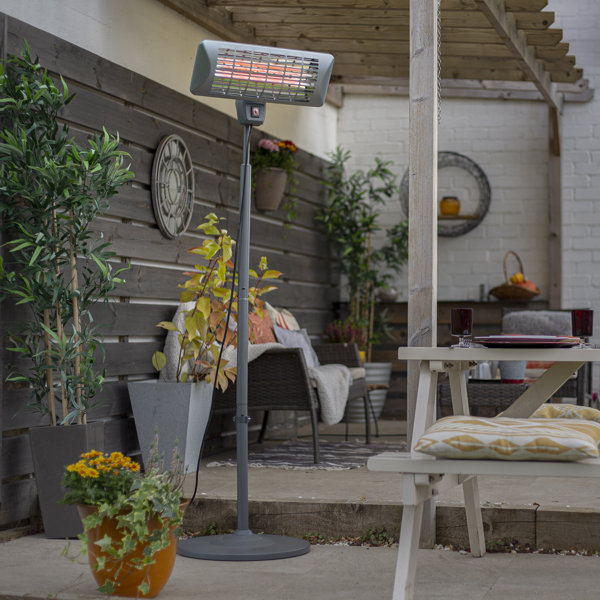 La Hacienda Electric Standing Patio Heater & Reviews Wayfair.co.uk